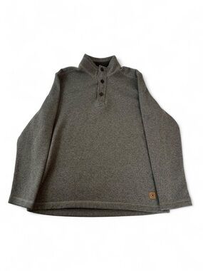 Men's large Gray Pullover Sweater GH Bass